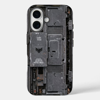 UNIT-77 #011: Obsidian Gate of UNIT-77 Black Wing iPhone 16 Hoesje