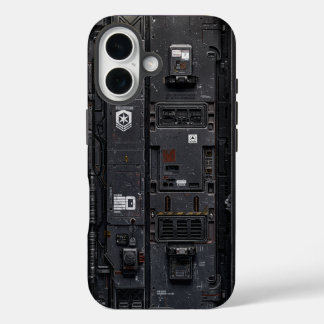 UNIT-77 #012: Sector 409 Void-Core iPhone 16 Hoesje