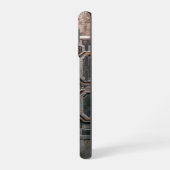 UNIT-77 #016: Hazard Lockcore iPhone 16 Hoesje (Linkerkant)