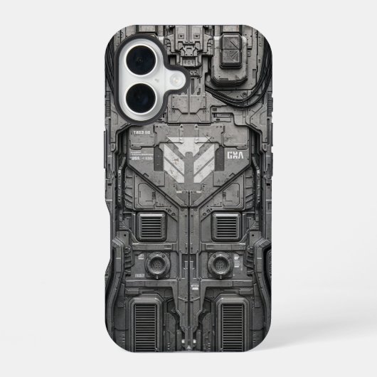 UNIT-77 #019: Chaos Vortex iPhone 16 Hoesje (Achterkant)