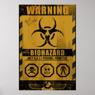 UNIT BIOHAZARD POSTER