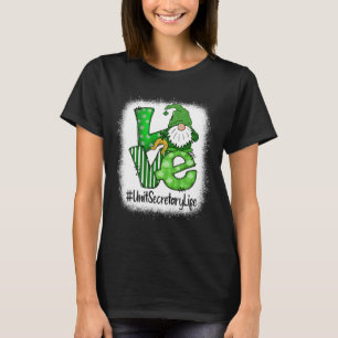 Unit Secretaresse Liefde St. Patrick's Dag Gnome T-shirt