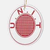 UNIT-versiering Keramisch Ornament (Links)