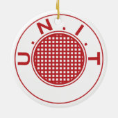 UNIT-versiering Keramisch Ornament (Achterkant)