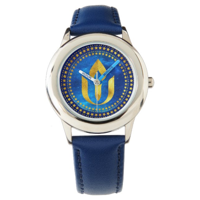Unitair universalisme schoorsteen horloge (Voorkant)