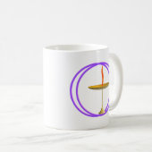 unitair universeel krijt koffiemok (Voorkant rechts)