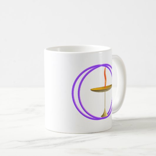 unitair universeel krijt koffiemok (Voorkant rechts)