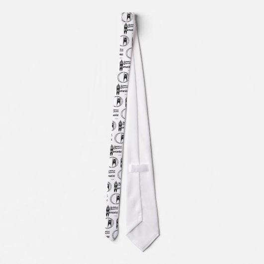 Unitaire Universalist Humanist Necktie Stropdas (Achterkant)