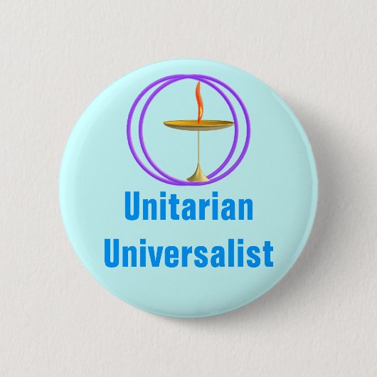 Unitaire Universalist Ronde Button 5,7 Cm (Voorkant)