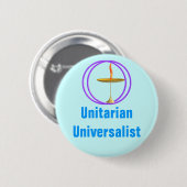 Unitaire Universalist Ronde Button 5,7 Cm (Voorkant /achterkant)