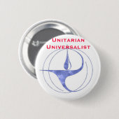 Unitaire Universalist Ronde Button 5,7 Cm (Voorkant /achterkant)