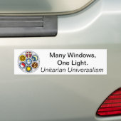 Unitarian Universalist Merchandise Bumpersticker (Op auto)