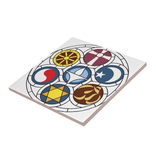 Unitarian Universalist Merchandise Tegeltje (Zijkant)