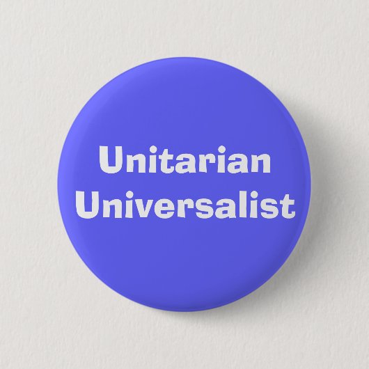 UnitarianUniversalist Ronde Button 5,7 Cm (Voorkant)