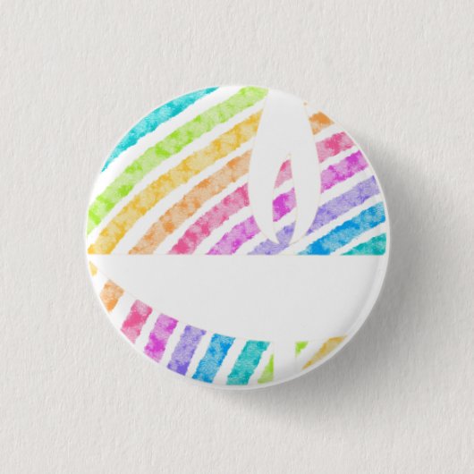 Unitaristisch Universalisme regenboog Ronde Button 3,2 Cm (Voorkant)