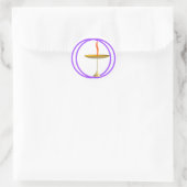 unitaristisch universalist ronde sticker (Tas)