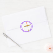 unitaristisch universalist ronde sticker (Envelop)