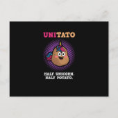 Unitato Half Unicorn Half Aardappelmoes Briefkaart (Voorkant)