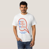 UNITE 2018/2020 SALVATION AMERICA STEMMING DEMOCRA T-SHIRT (Voorkant volledig)