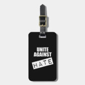 Unite against Hate Bagagelabel (Voorkant verticaal)