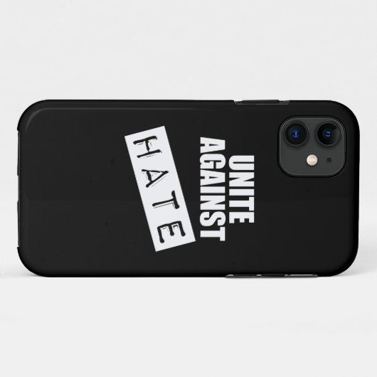 Unite against Hate Case-Mate iPhone Case (Achterkant (horizontaal))