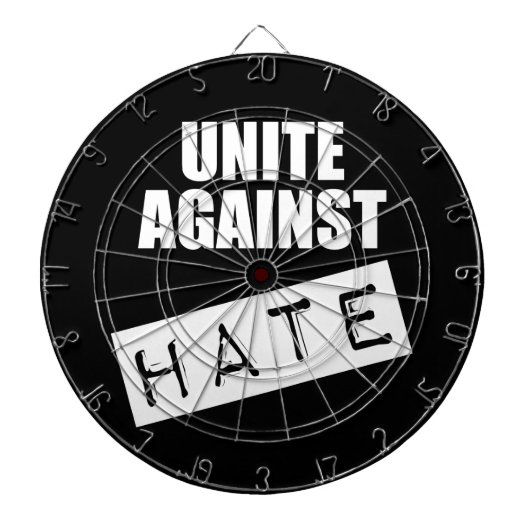 Unite against Hate Dartbord (Voorkant)