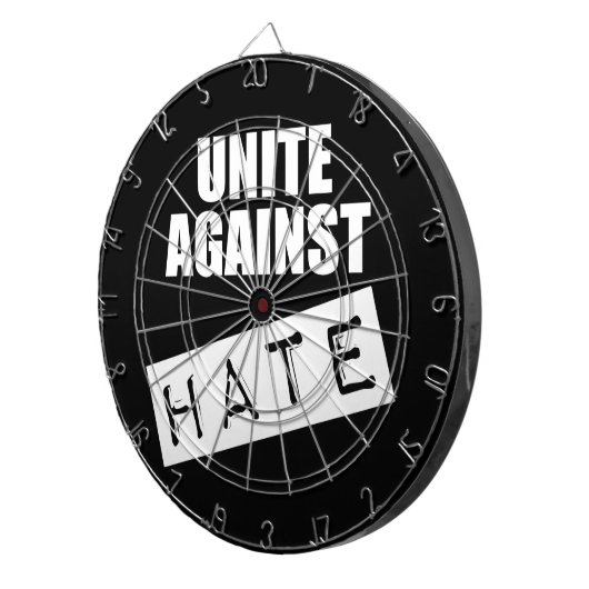 Unite against Hate Dartbord (Voorkant Rechts)