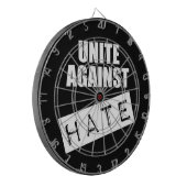 Unite against Hate Dartbord (Voorkant Links)