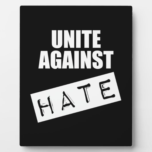 Unite against Hate Fotoplaat (Voorkant)