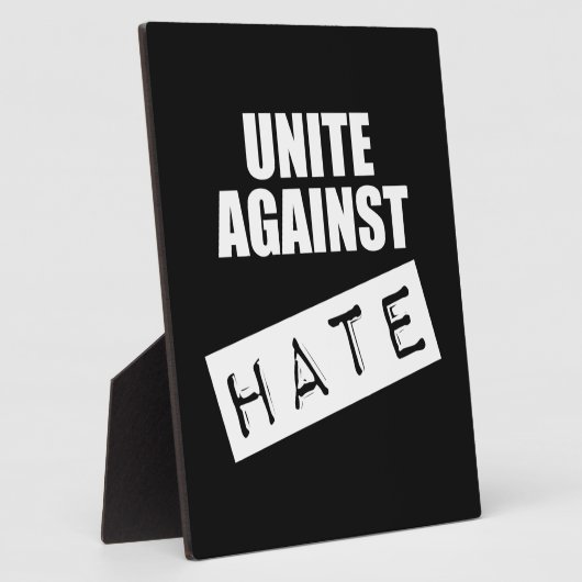 Unite against Hate Fotoplaat (Zijkant)