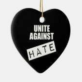 Unite against Hate Keramisch Ornament (Rechts)