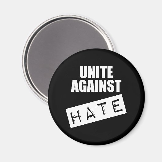 Unite against Hate Magneet (Voorkant / Achterkant)