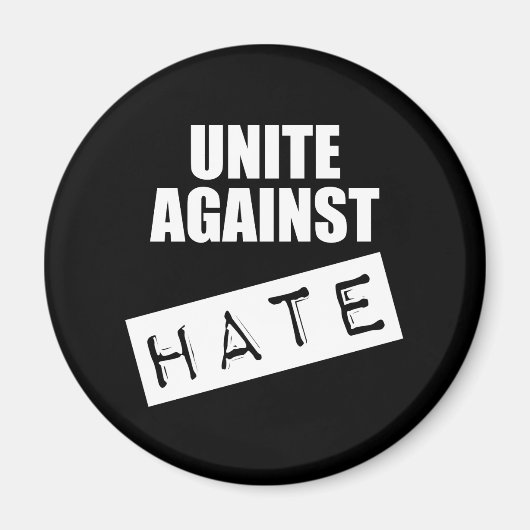 Unite against Hate Magneet (Voorkant)