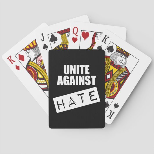 Unite against Hate Pokerkaarten (Achterkant)