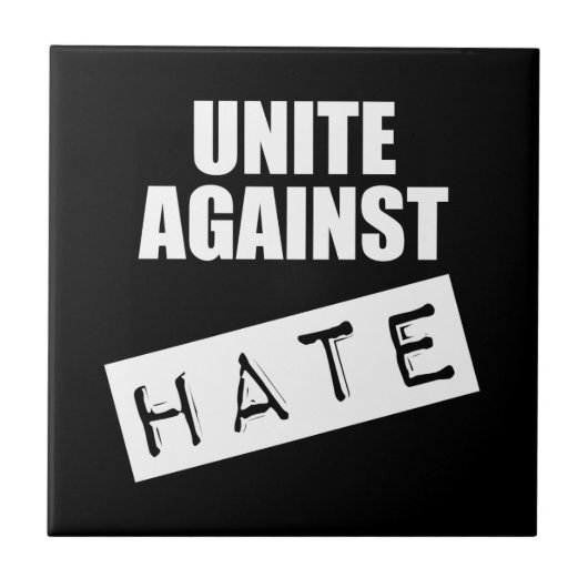 Unite against Hate Tegeltje (Voorkant)