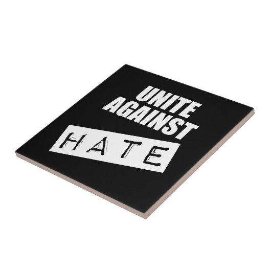 Unite against Hate Tegeltje (Zijkant)