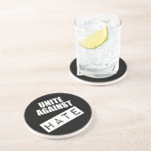 Unite against Hate Zandsteen Onderzetter (Zijkant)