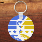 Unite and Shine: een visie op samenwerking Sleutelhanger (Achterkant)