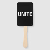 Unite Democracy Politieke Protest Handwaaier (Voorkant)