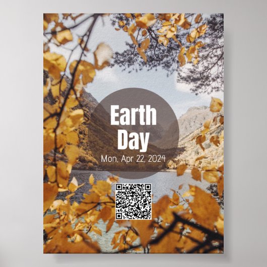 Unite for Earth: Earth Day 2024 Event Poster (Voorkant)