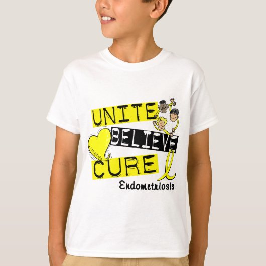 UNITE GELOOFT CURE Endometriosis T-shirt (Voorkant)