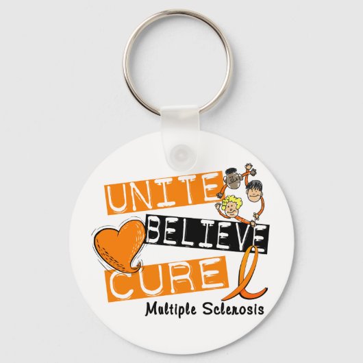 UNITE GELOOFT CURE Multiple Sclerosis Sleutelhanger (Voorkant)