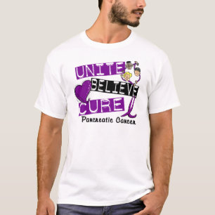 UNITE GELOOFT CURE Pancreatic Cancer T-shirt
