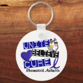 UNITE GELOOFT CURE Reumatoïde artritis Sleutelhanger (Voorkant)