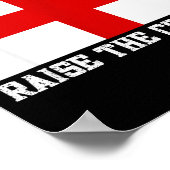 Unite The Kingdom St George Cross  Poster (Hoek)