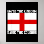 Unite The Kingdom St George Cross  Poster (Voorkant)
