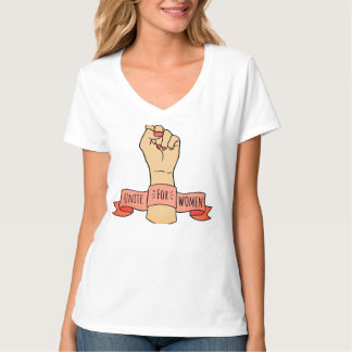 Unite voor vrouwen t shirt