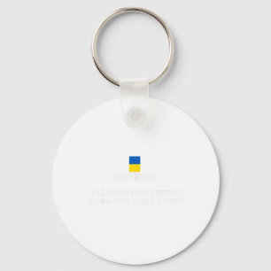 United24 Ukraine Ik Draag het kostuum als dit W Sleutelhanger