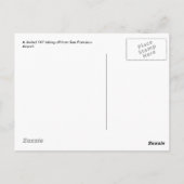 United 747 Inschakeling Briefkaart (Achterkant)