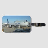 United Air Plane Bagagelabel (Voorkant (horizontaal))